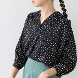 タックデザインスキッパーブラウス（七分袖） | GeeRA | 詳細画像41 