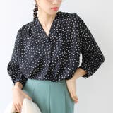 タックデザインスキッパーブラウス（七分袖） | GeeRA | 詳細画像40 