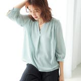 タックデザインスキッパーブラウス（七分袖） | GeeRA | 詳細画像48 