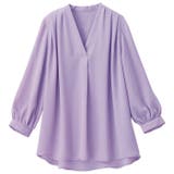 タックデザインスキッパーブラウス（七分袖） | GeeRA | 詳細画像62 