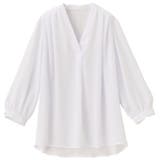 タックデザインスキッパーブラウス（七分袖） | GeeRA | 詳細画像59 