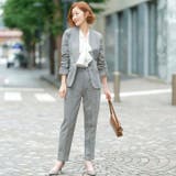 【セットアップ対応】嬉しい機能付！美脚テーパードパンツ＜UV対策 防シワ ストレ… | GeeRA | 詳細画像12 