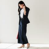 洗えるストレッチ!ジャケット&ブラウス&ワイドパンツ&スカートスーツセット | GeeRA | 詳細画像3