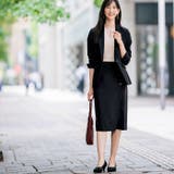 洗えるストレッチ!ジャケット&ブラウス&ワイドパンツ&スカートスーツセット | GeeRA | 詳細画像19