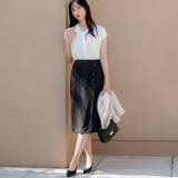 洗えるストレッチ!ジャケット&ブラウス&ワイドパンツ&スカートスーツセット | GeeRA | 詳細画像25