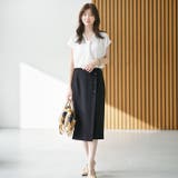 洗えるストレッチ!ジャケット&ブラウス&ワイドパンツ&スカートスーツセット | GeeRA | 詳細画像33