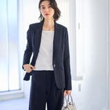 【２点セット】洗えるワイドパンツスーツセットアップ＜UV対策 防シワ ウォッシャ… | GeeRA | 詳細画像16 