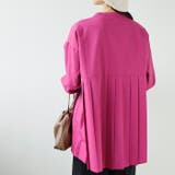 プリーツ切替バンドカラーシャツ | GeeRA | 詳細画像12