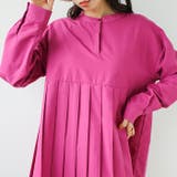 プリーツ切替バンドカラーシャツ | GeeRA | 詳細画像17