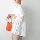 プリーツ切替バンドカラーシャツ | GeeRA | 詳細画像3