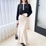 前後2WAY配色デザインブラウス | GeeRA | 詳細画像3