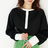 前後2WAY配色デザインブラウス | GeeRA | 詳細画像4