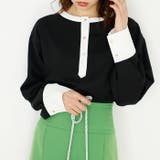 前後2WAY配色デザインブラウス | GeeRA | 詳細画像6