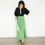 前後2WAY配色デザインブラウス | GeeRA | 詳細画像9