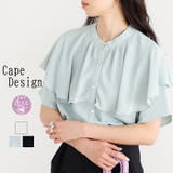 ケープデザインブラウス | GeeRA | 詳細画像1