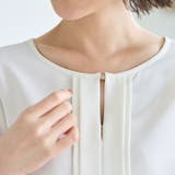 フロントタックフレアースリーブブラウス オフィスカジュアル | GeeRA | 詳細画像17