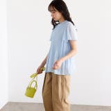 (半袖)プリーツシフォンブラウス | GeeRA | 詳細画像58