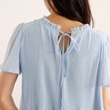 (半袖)プリーツシフォンブラウス | GeeRA | 詳細画像60