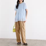 (半袖)プリーツシフォンブラウス | GeeRA | 詳細画像62