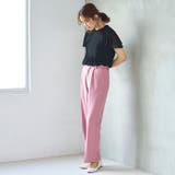 (半袖)プリーツシフォンブラウス | GeeRA | 詳細画像18