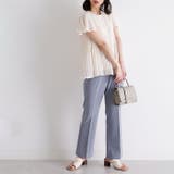 (半袖)プリーツシフォンブラウス | GeeRA | 詳細画像22