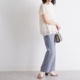 (半袖)プリーツシフォンブラウス | GeeRA | 詳細画像23