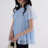 (半袖)プリーツシフォンブラウス | GeeRA | 詳細画像52