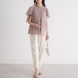 (半袖)プリーツシフォンブラウス | GeeRA | 詳細画像40