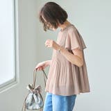 (半袖)プリーツシフォンブラウス | GeeRA | 詳細画像44