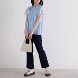 (半袖)プリーツシフォンブラウス | GeeRA | 詳細画像53