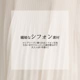 (半袖)プリーツシフォンブラウス | GeeRA | 詳細画像5