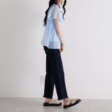 (半袖)プリーツシフォンブラウス | GeeRA | 詳細画像54