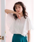 フリル袖ピンタックデザインブラウス | GeeRA | 詳細画像11