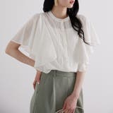 フリル袖ピンタックデザインブラウス | GeeRA | 詳細画像2