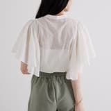 フリル袖ピンタックデザインブラウス | GeeRA | 詳細画像4