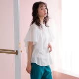 フリル袖ピンタックデザインブラウス | GeeRA | 詳細画像9