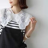 カットワーク刺しゅう付け衿 | GeeRA | 詳細画像12