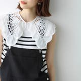 カットワーク刺しゅう付け衿 | GeeRA | 詳細画像2