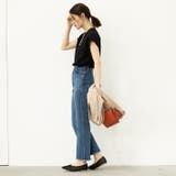 パール調ビーズ付キーネックトップス オフィスカジュアル | GeeRA | 詳細画像7