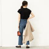 パール調ビーズ付キーネックトップス オフィスカジュアル | GeeRA | 詳細画像8