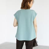 パール調ビーズ付キーネックトップス オフィスカジュアル | GeeRA | 詳細画像26