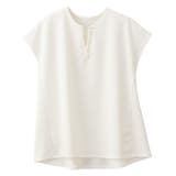 パール調ビーズ付キーネックトップス オフィスカジュアル | GeeRA | 詳細画像32