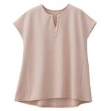 パール調ビーズ付キーネックトップス オフィスカジュアル | GeeRA | 詳細画像34