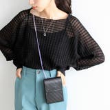 ブラック | ジャカードシアーニットプルオーバー | GeeRA