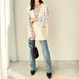 前後２ＷＡＹ花柄シアートップス | GeeRA | 詳細画像3 