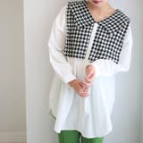 ツイード切替ブラウス | GeeRA | 詳細画像2 