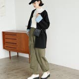 ノーカラー配色ニットコート | GeeRA | 詳細画像6 