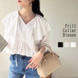 フリルカラーブラウス | GeeRA | 詳細画像1