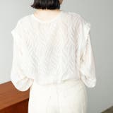 2WAYシアージャカードブラウス | GeeRA | 詳細画像15