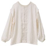 2WAYシアージャカードブラウス | GeeRA | 詳細画像23